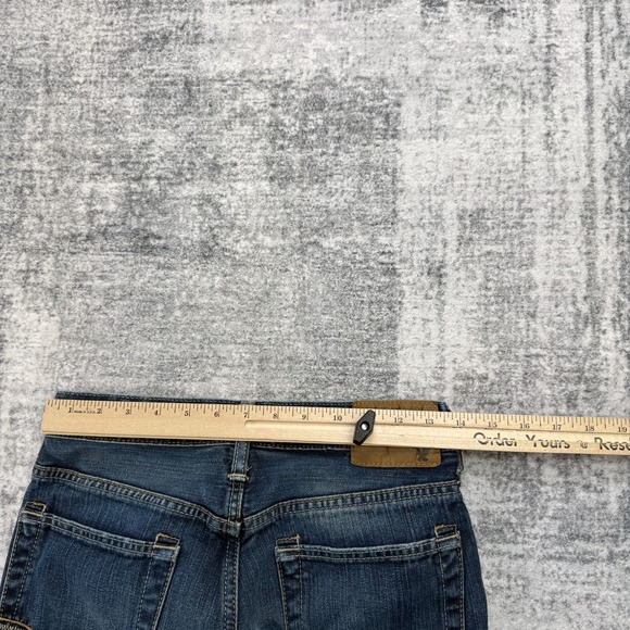 Y2K American Eagle Jeans Mens 28x30 (27x28) Bootcut Faded Denim Western Skater - Picture 9 of 13